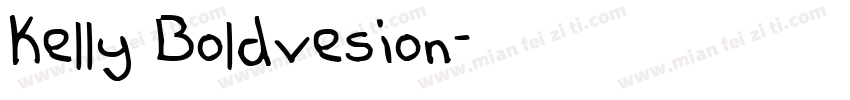 Kelly Boldvesion字体转换
